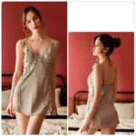 Sexy Temptation Sexy Suspender Lace Nightdress - Image 4