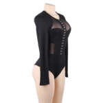 Sexy Lingerie Sexy Bodysuit Mesh Perspective - Image 4