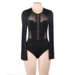 Sexy Lingerie Sexy Bodysuit Mesh Perspective - Image 5