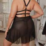 Solid Sexy Pajamas Sexy Lace Suspenders - Image 5