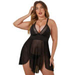 Solid Sexy Pajamas Sexy Lace Suspenders - Image 4
