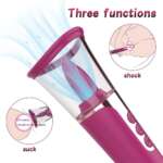 Female Tongue Licking Vibrator Breast Teasing Massage Vibration Masturbation Device Sex Toy - Image 4