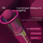 Female Tongue Licking Vibrator Breast Teasing Massage Vibration Masturbation Device Sex Toy - Image 6