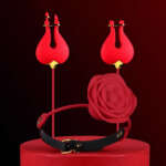 Mouth Ball Vibration Nipple Clamps Passion Props