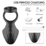 Masturbation Massager Male And Female Shared Buckle Lock Semen Ring Adult Erotic Supplies - Image 3